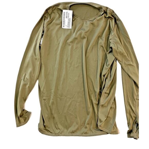 Cold Weather Undershirt Men’s Size Large Regular Coyote Army Military Thermal - Picture 1 of 4